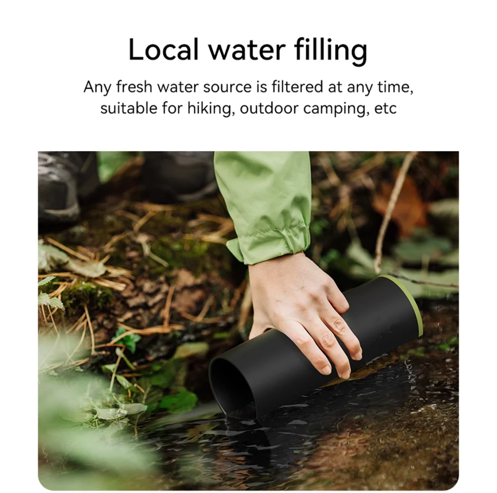 Water Purification Water Bottle Instructions