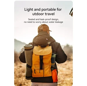 Water purification water bottle easily fixed on backpack equipment