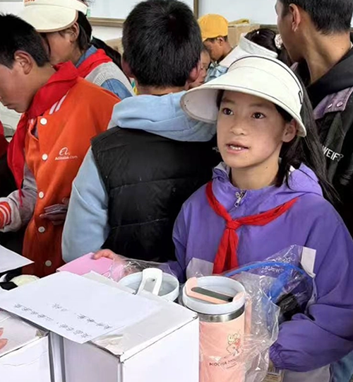 Donated bottles handed to rural students