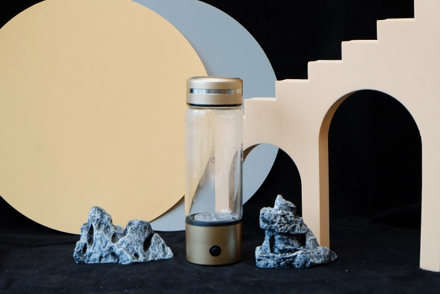 Customized glass water bottles