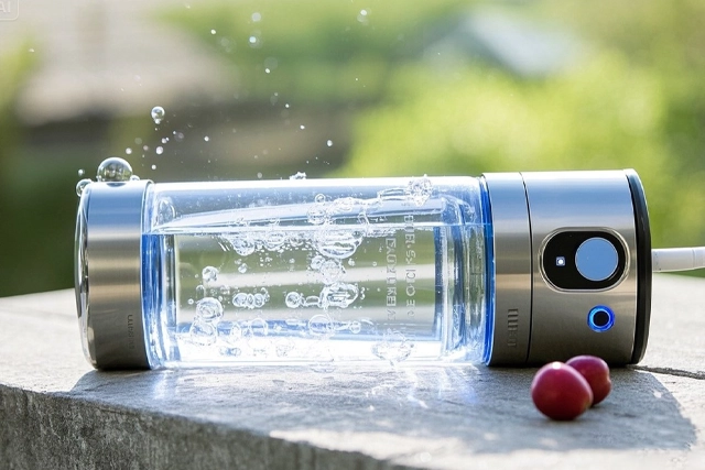 Adjustable hydrogen water bottle