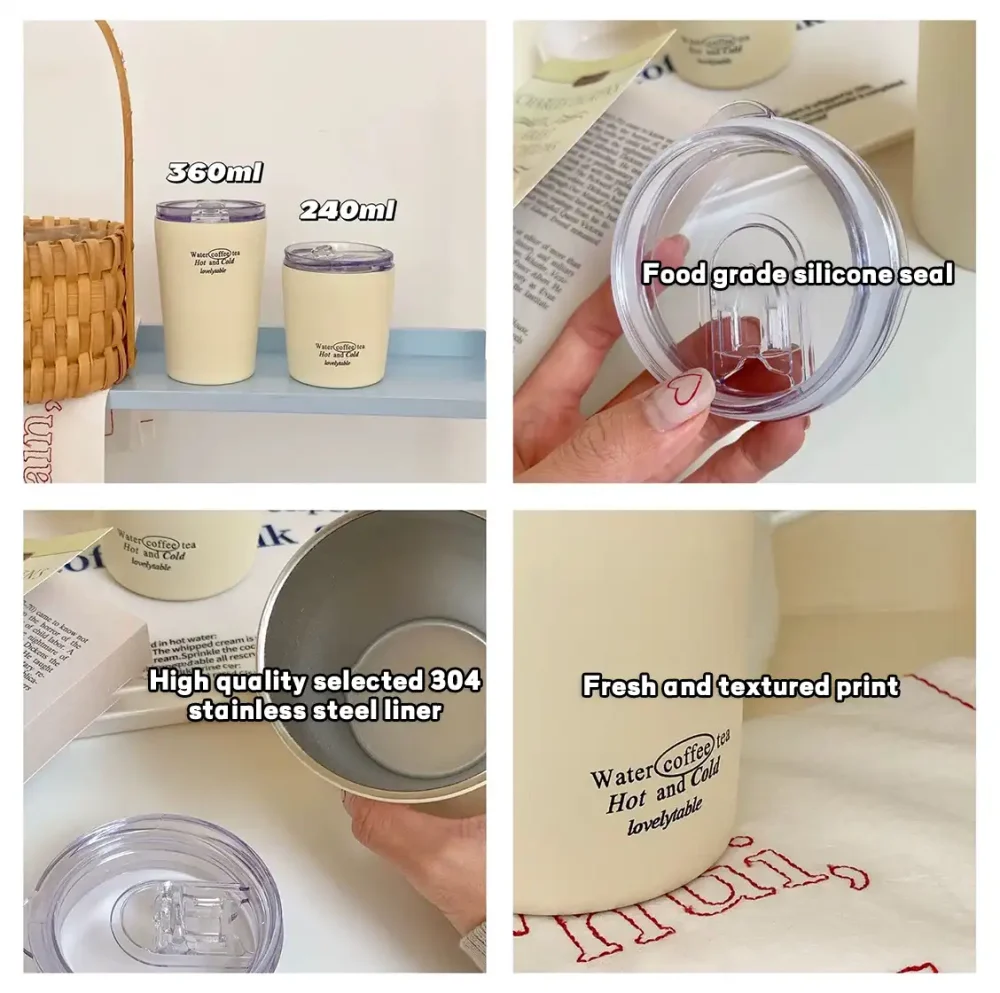 stainless steel milk mug details