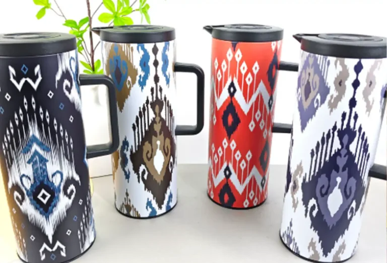 Customizable straight travel mug