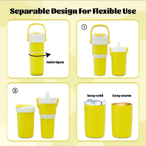 How to use insulated straw water bottle