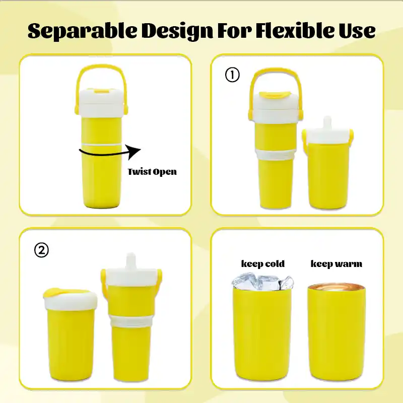 How to use insulated straw water bottle