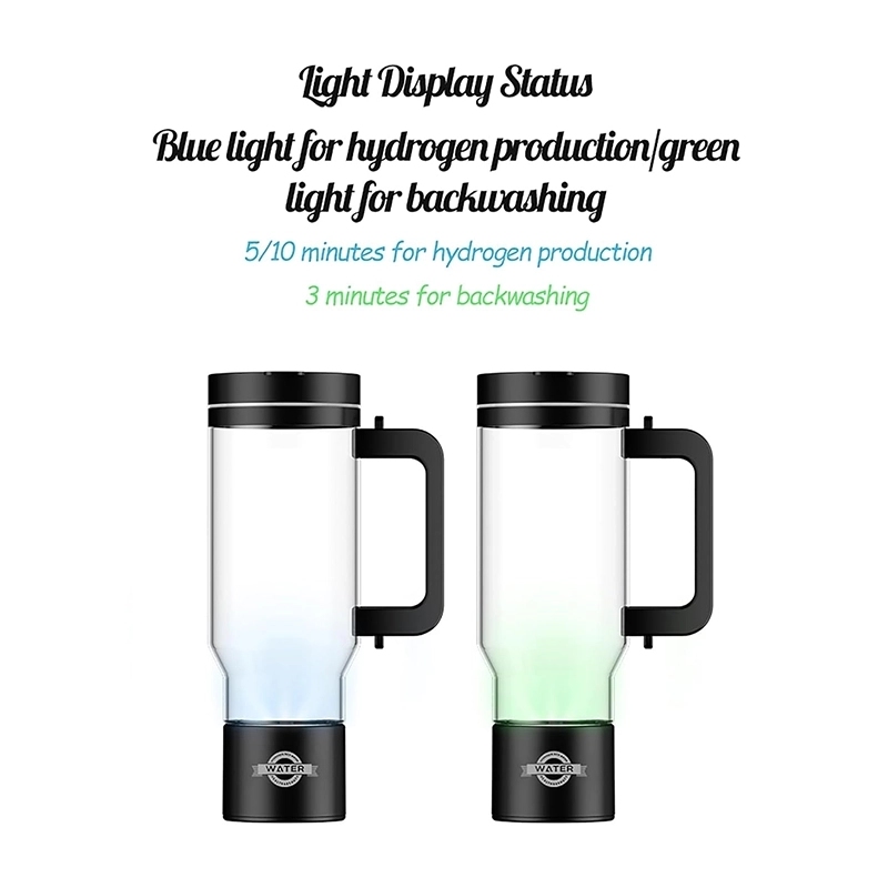 Hydrogen water pitcher light display status