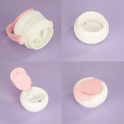 insulated straw water bottle lid detail