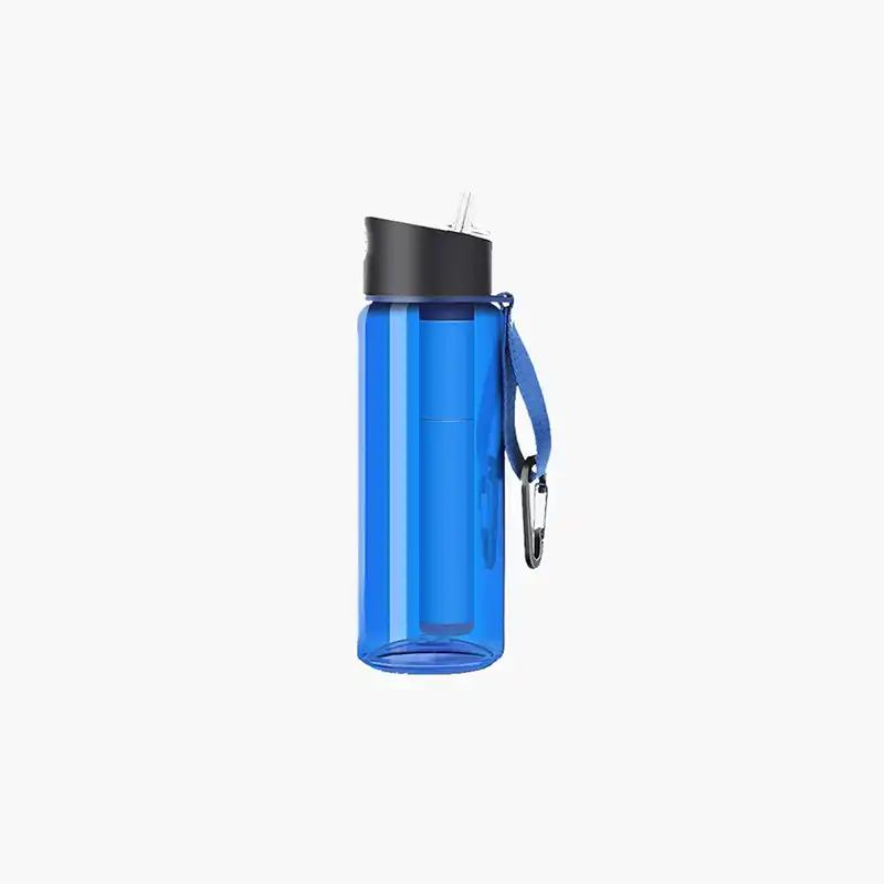 water bottle with filter for hiking