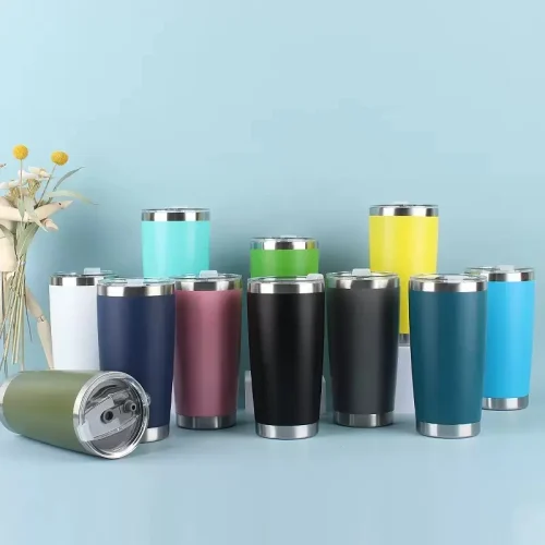 Color collection of stainless travel mug