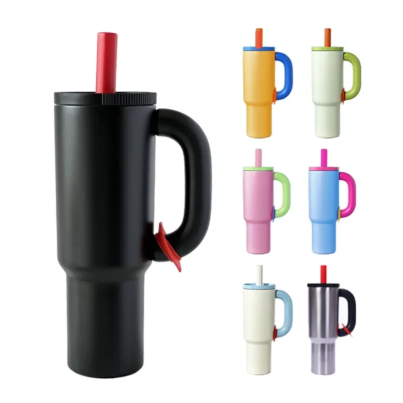Premium Stainless Steel 40oz Tumbler American Style For Car